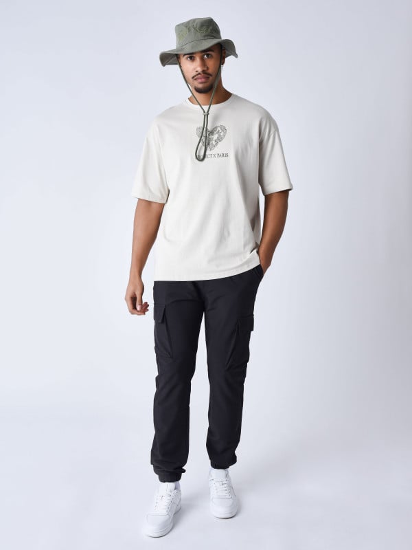 Project X Paris T-shirt Coeur Papillon Brodé