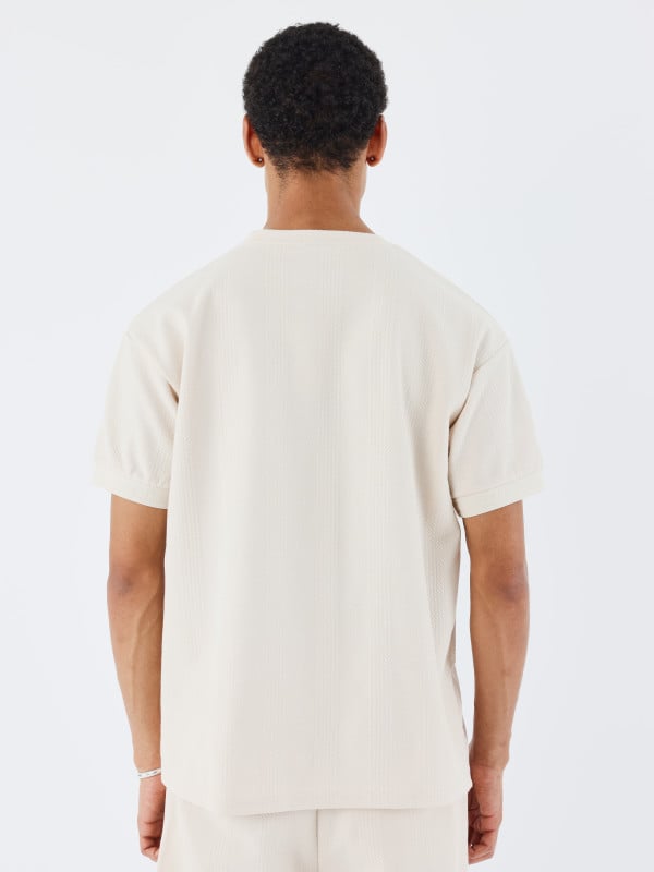 Project X Paris T-shirt Col Montant Maille