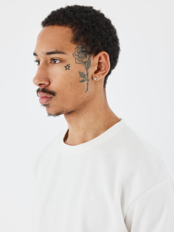 Project X Paris T-shirt Col Montant Maille