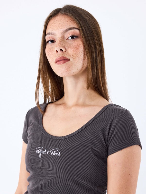 Project X Paris T-shirt Côtelé Signature