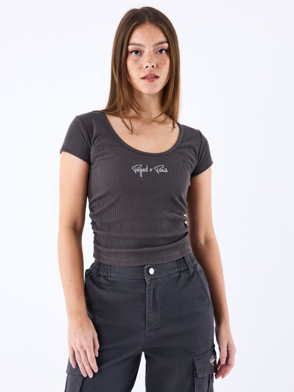 project x paris T-shirt côtelé Signature