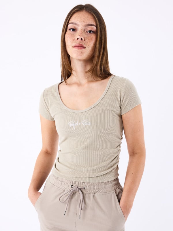 project x paris T-shirt côtelé Signature