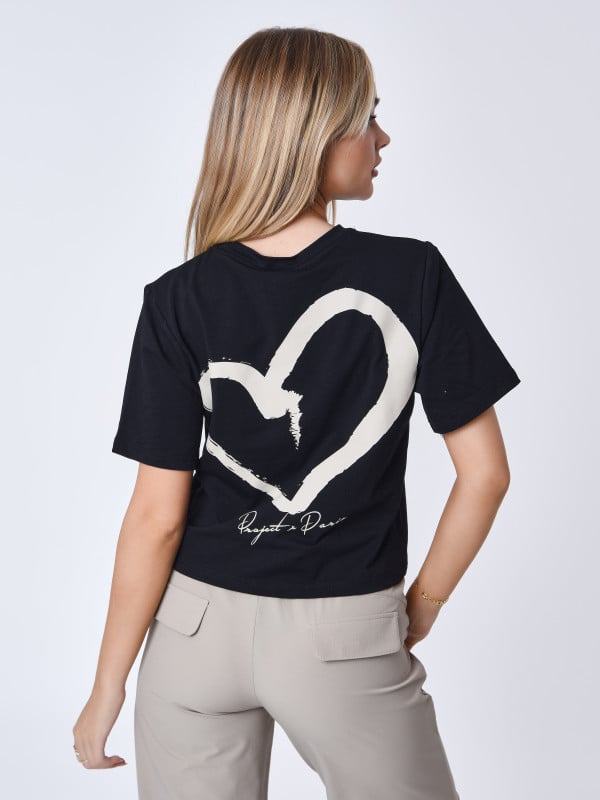 Project X Paris T-shirt Court Large Logo Cœur