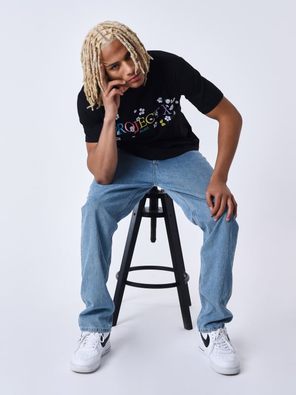 Project X Paris T-shirt Fleurit Brode