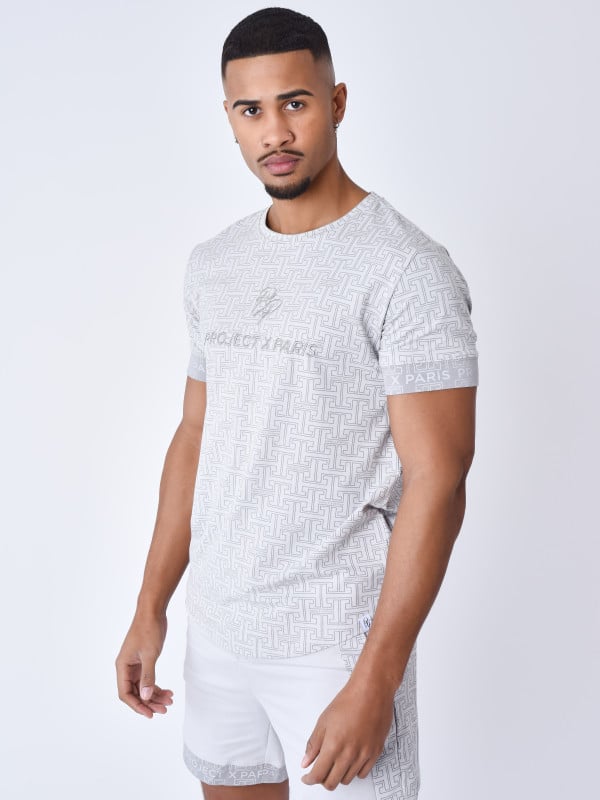project x paris T-shirt imprimé labyrinthe