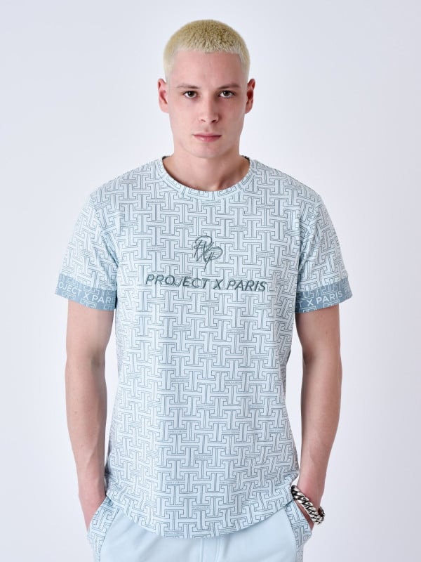 project x paris T-shirt imprimé labyrinthe
