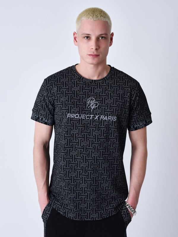 project x paris T-shirt imprimé labyrinthe