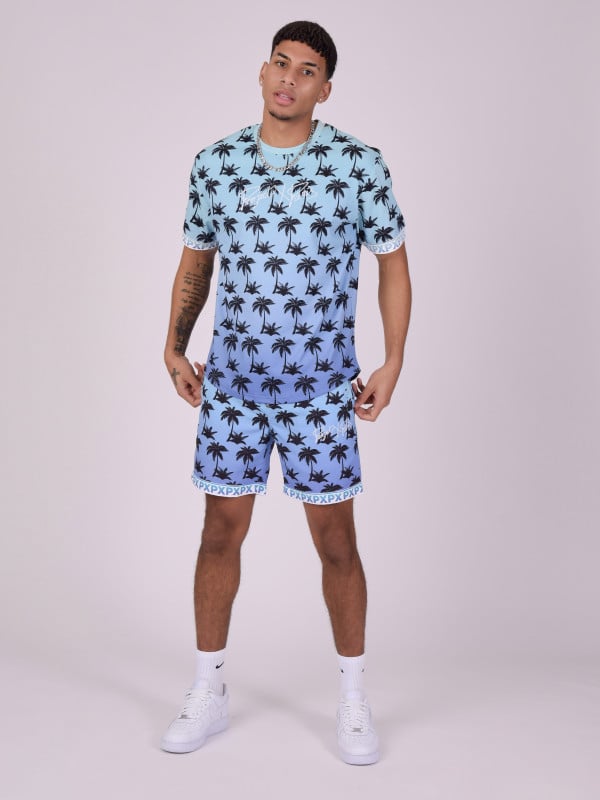 Project X Paris T-shirt Imprimé Palmier Dégradé