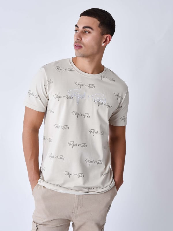 project x paris T-shirt imprimé signature all over