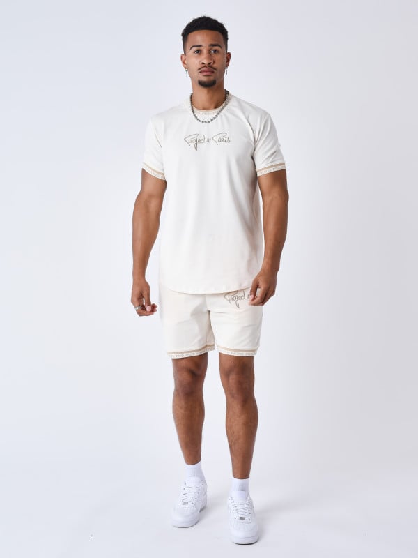 Project X Paris T-shirt Logo Brodé En Relief