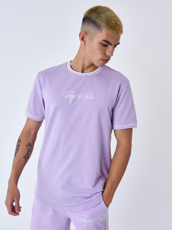 project x paris T-shirt logo brodé en relief