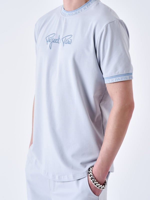 Project X Paris T-shirt Logo Brodé En Relief