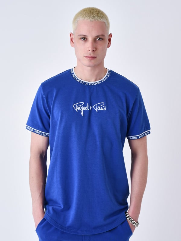 project x paris T-shirt logo brodé en relief