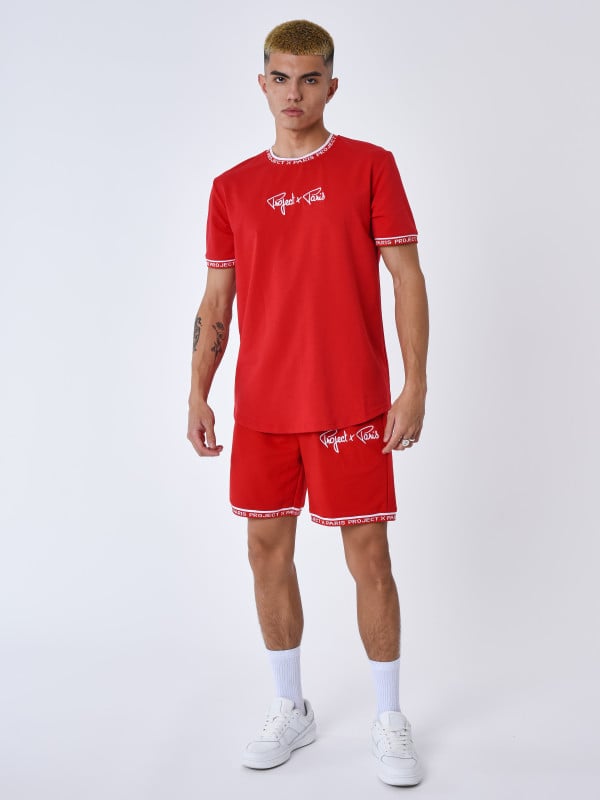 Project X Paris T-shirt Logo Brodé En Relief