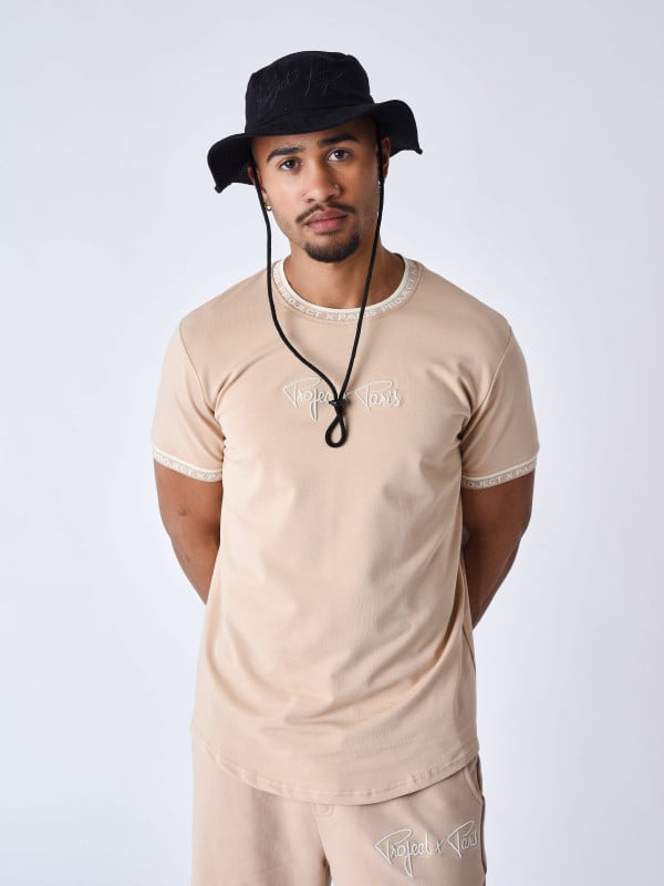project x paris T-shirt logo brodé en relief