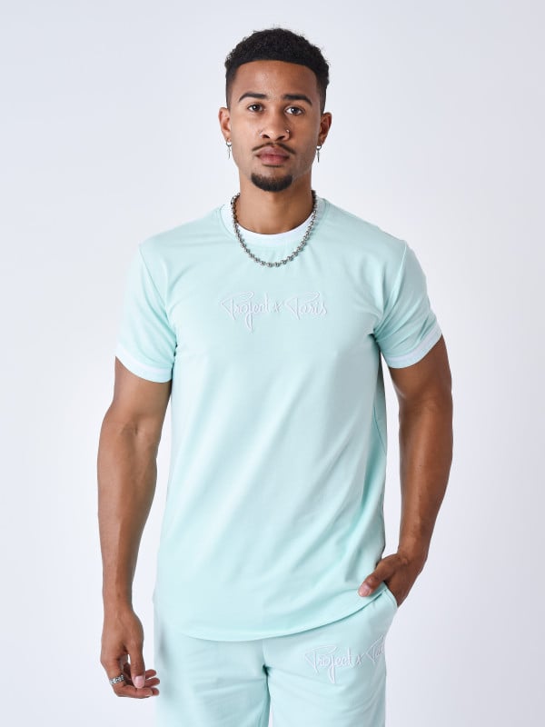 project x paris T-shirt logo brodé en relief