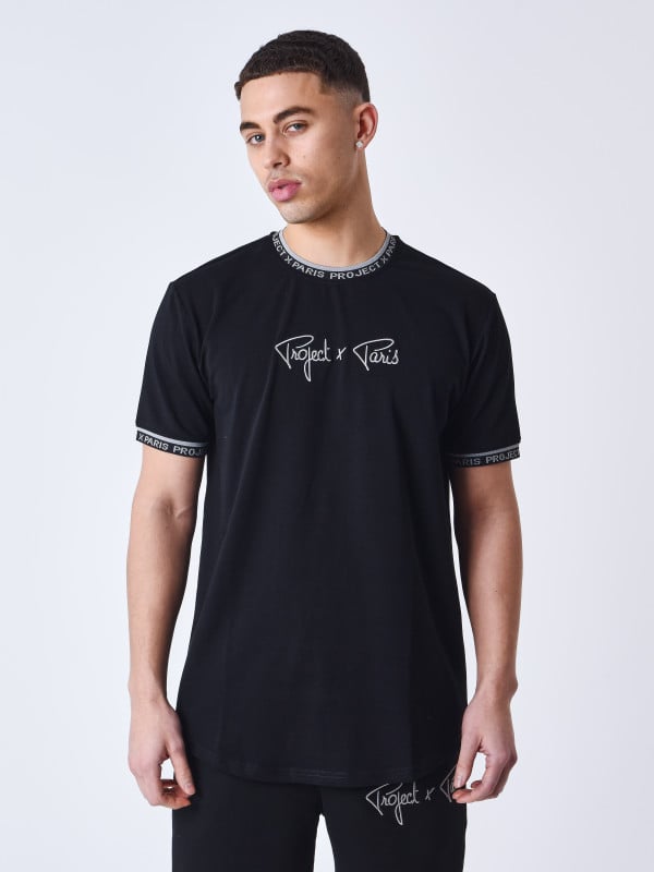 project x paris T-shirt logo brodé en relief