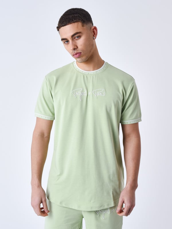 project x paris T-shirt logo brodé en relief