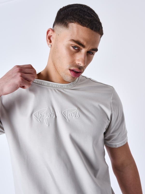 Project X Paris T-shirt Logo Brodé En Relief