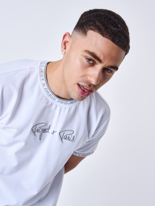Project X Paris T-shirt Logo Brodé En Relief