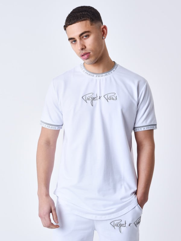 project x paris T-shirt logo brodé en relief