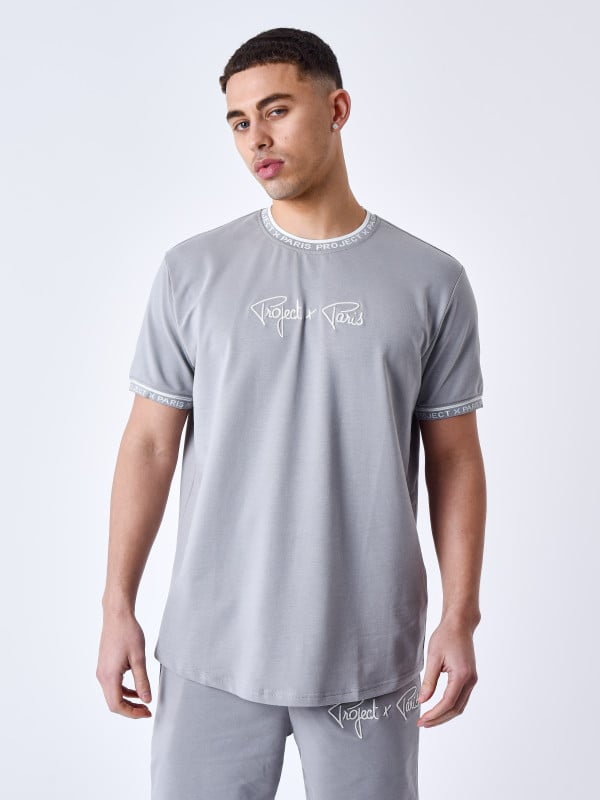 project x paris T-shirt logo brodé en relief