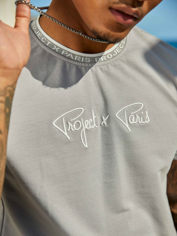 Project X Paris T-shirt Logo Brodé En Relief