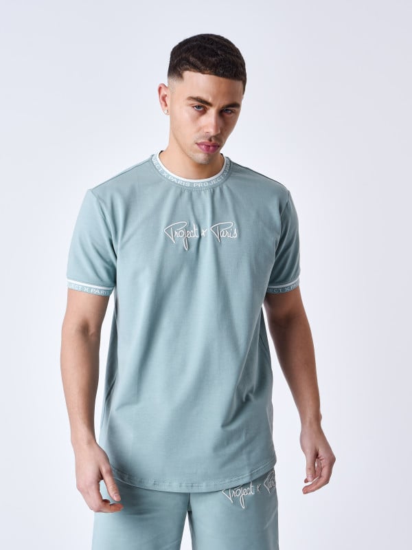 project x paris T-shirt logo brodé en relief