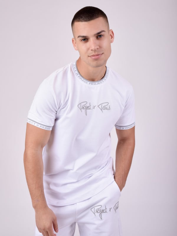 project x paris T-shirt logo brodé en relief