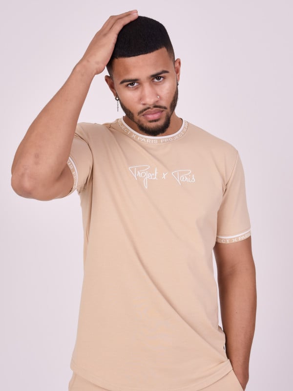 project x paris T-shirt logo brodé en relief