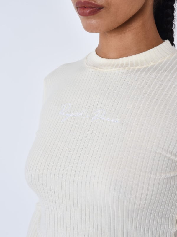 Project X Paris T-shirt Manches Longues Côtelé