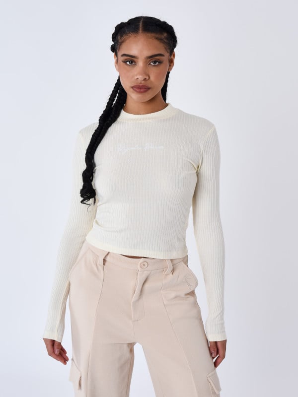 project x paris T-shirt manches longues côtelé