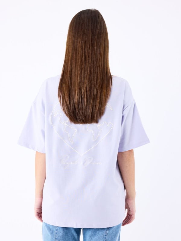 project x paris T-shirt motif coeurmonde