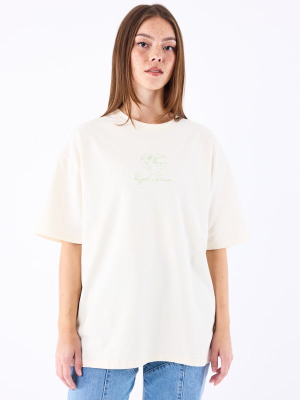 project x paris T-shirt motif coeurmonde