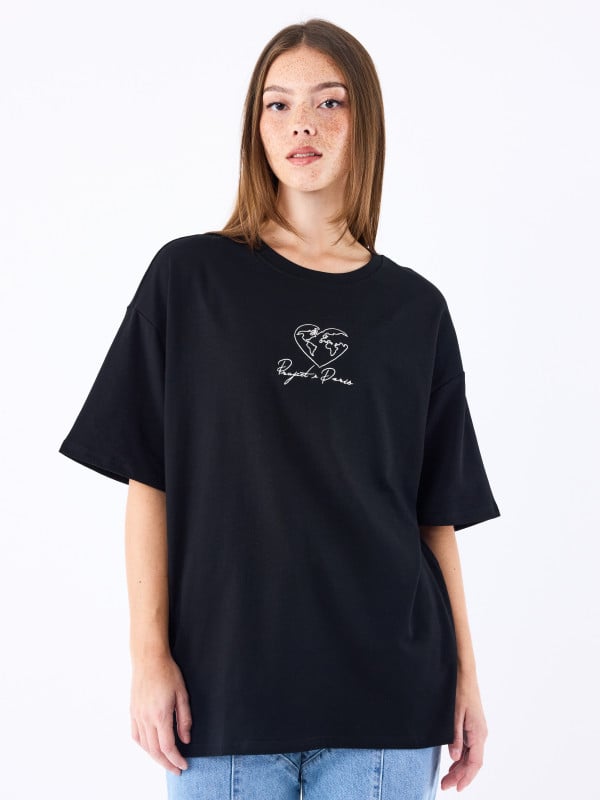 project x paris T-shirt motif coeurmonde