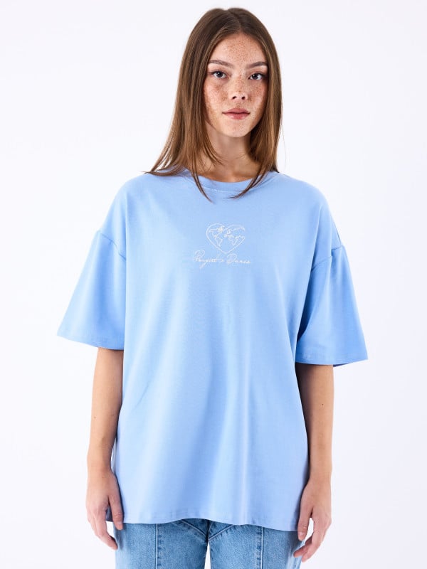 project x paris T-shirt motif coeurmonde