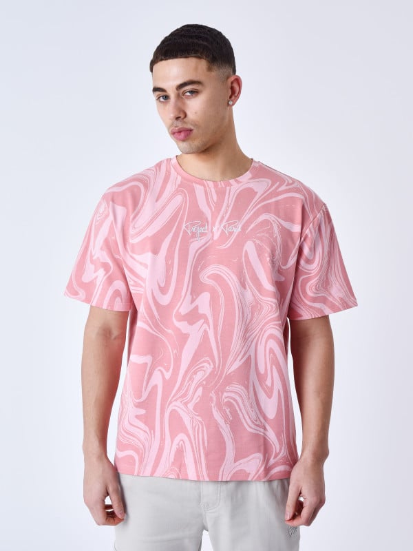 Project X Paris T-shirt Motif Liquid Marble