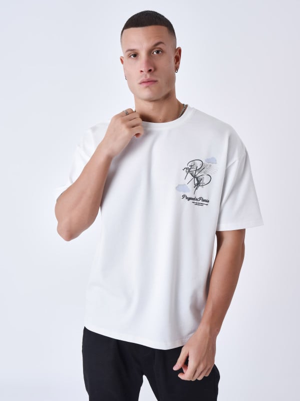 project x paris T-shirt motif pégase nuage
