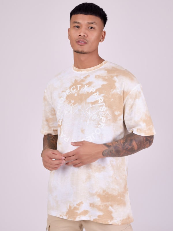 Project X Paris T-shirt Oversize Tie And Dye