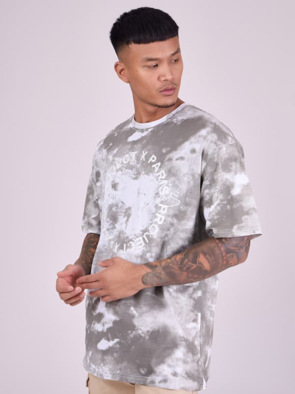 Project X Paris T-shirt Oversize Tie And Dye