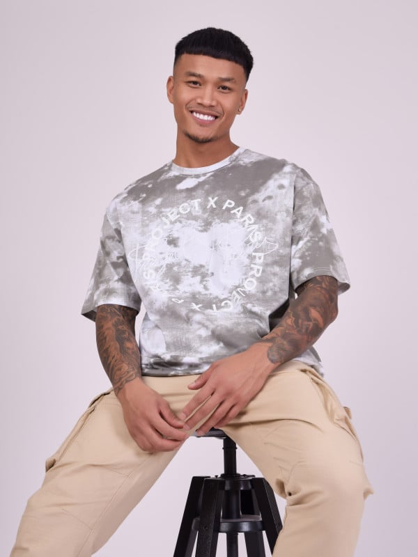 project x paris T-shirt oversize tie and dye