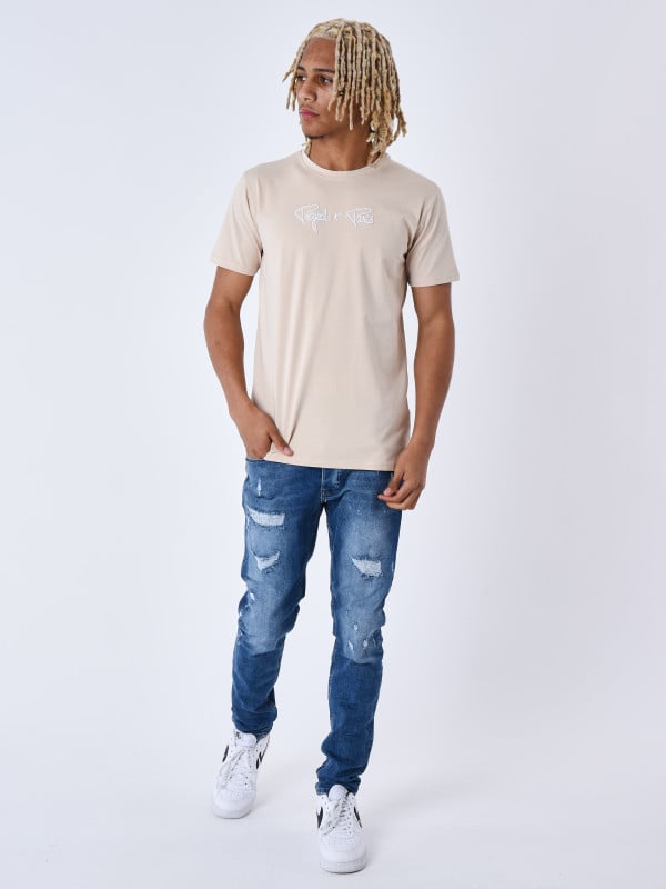 project x paris T-shirt Signature broderie relief