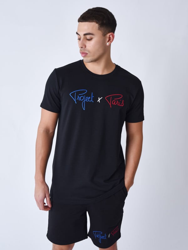 project x paris T-shirt signature Tricolor