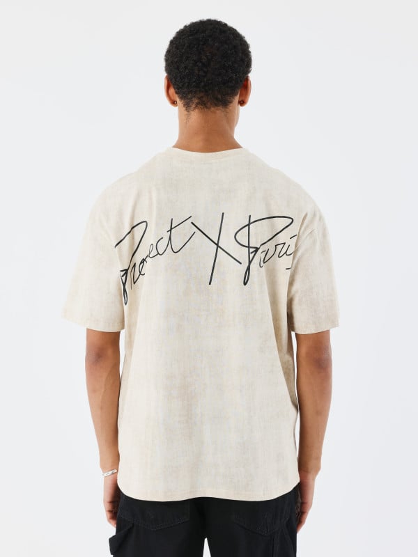 Project X Paris T-shirt Texturé à Découpe