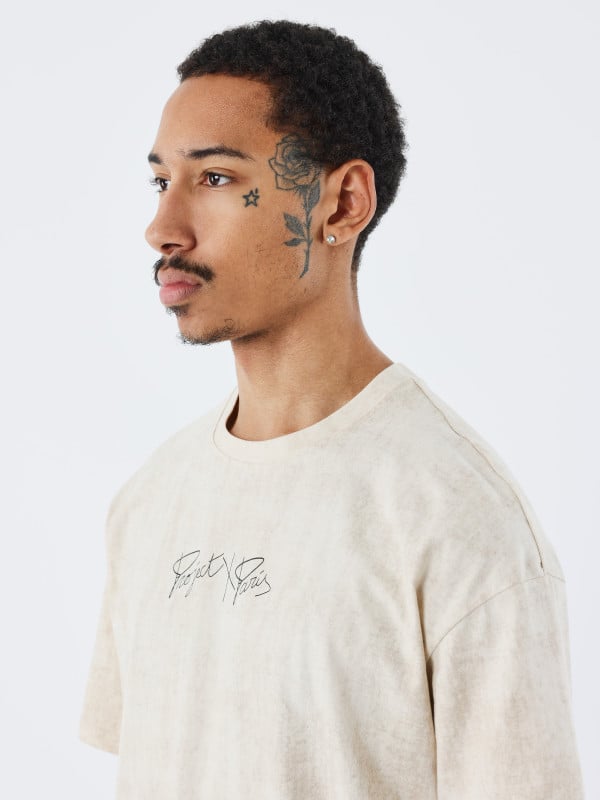 Project X Paris T-shirt Texturé à Découpe