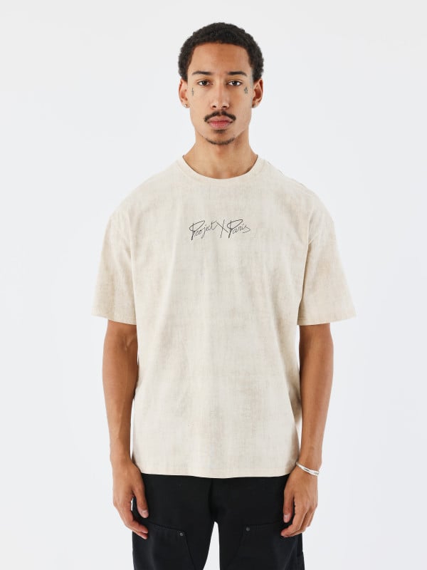 project x paris T-shirt texturé à découpe