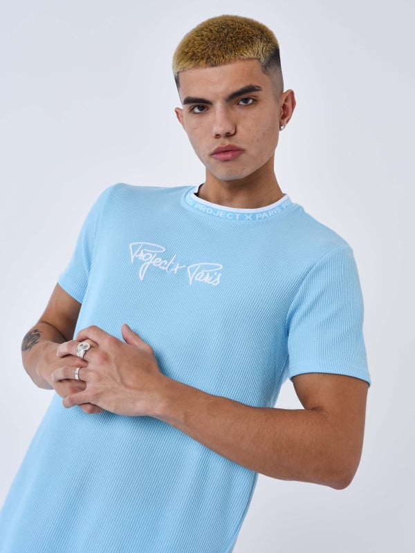 Project X Paris T-shirt Texturé Brodé