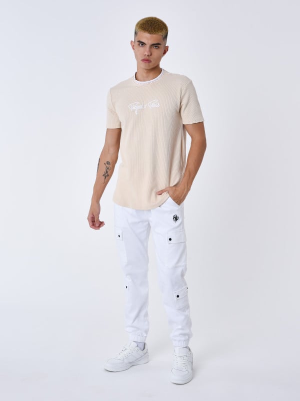 Project X Paris T-shirt Texturé Brodé