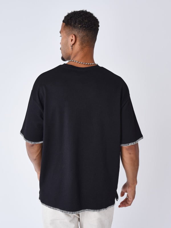 Project X Paris T-shirt Texturé Stitching