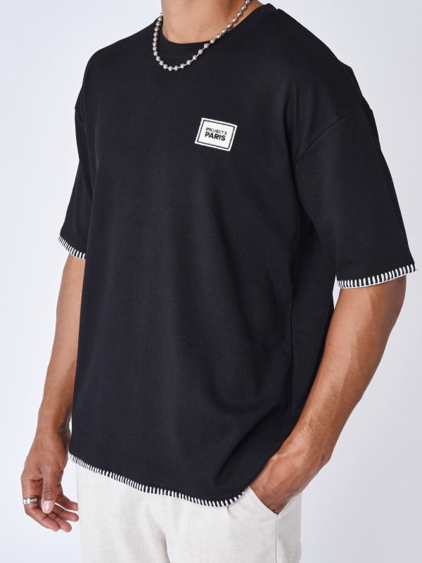 Project X Paris T-shirt Texturé Stitching